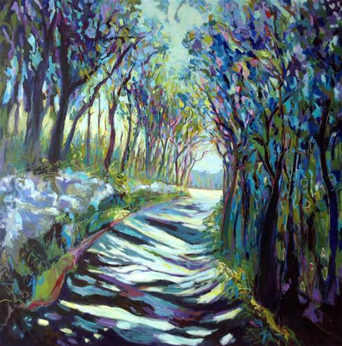 "Path to Croagne" original fine art by Patricia MacDonald "Path to Croagne" original fine art by Patricia MacDonald