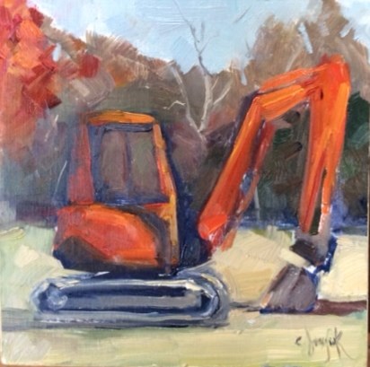 "Big Orange" original fine art by Carol Josefiak "Big Orange" original fine art by Carol Josefiak
