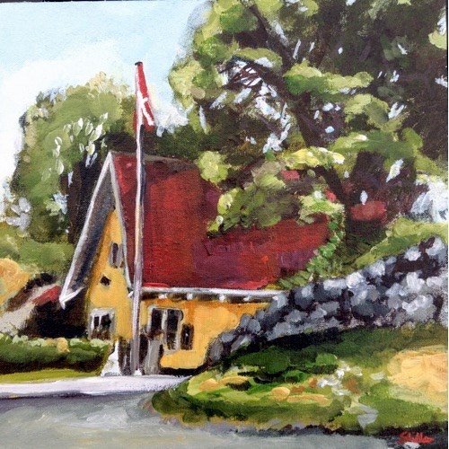 "1401 Køllerup" original fine art by Dietmar Stiller "1401 Køllerup" original fine art by Dietmar Stiller