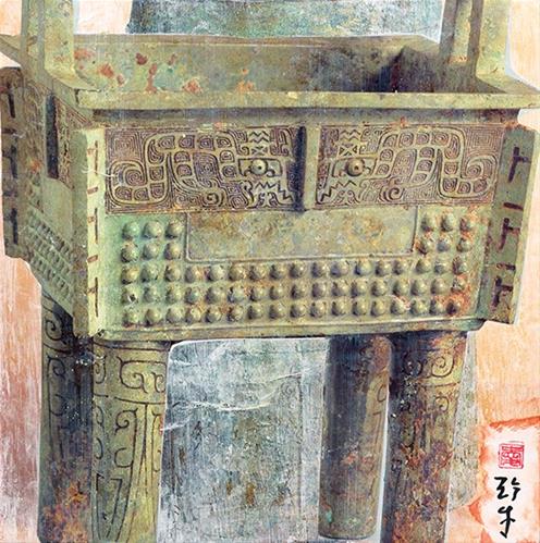 "Ancient Textures" original fine art by Janet Gunderson "Ancient Textures" original fine art by Janet Gunderson