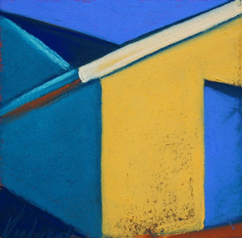 "The Yellow Wall" original fine art by Karen Vanderpool "The Yellow Wall" original fine art by Karen Vanderpool