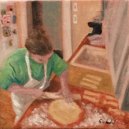 "Oscar Cookies" original fine art by Stephanie Drawdy "Oscar Cookies" original fine art by Stephanie Drawdy