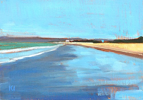 "Coronado Beach Painting" original fine art by Kevin Inman "Coronado Beach Painting" original fine art by Kevin Inman